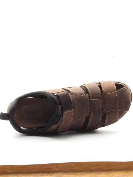 Florsheim Brown Mens Venture Fisherman Sandals Size 12 Adjustable Excellent Cond main image 5
